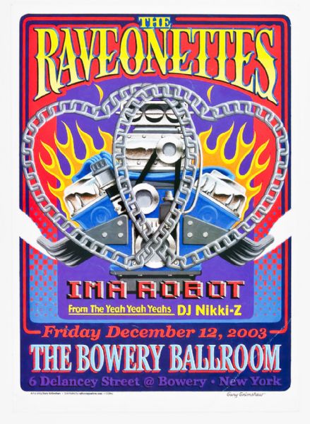 The Raveonettes at The Bowery Ballroom Original Posters - 2